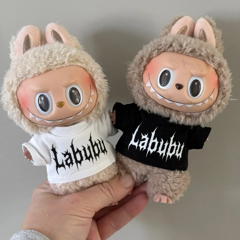 Labubu shirt tee t-shirt - handmade - white or black